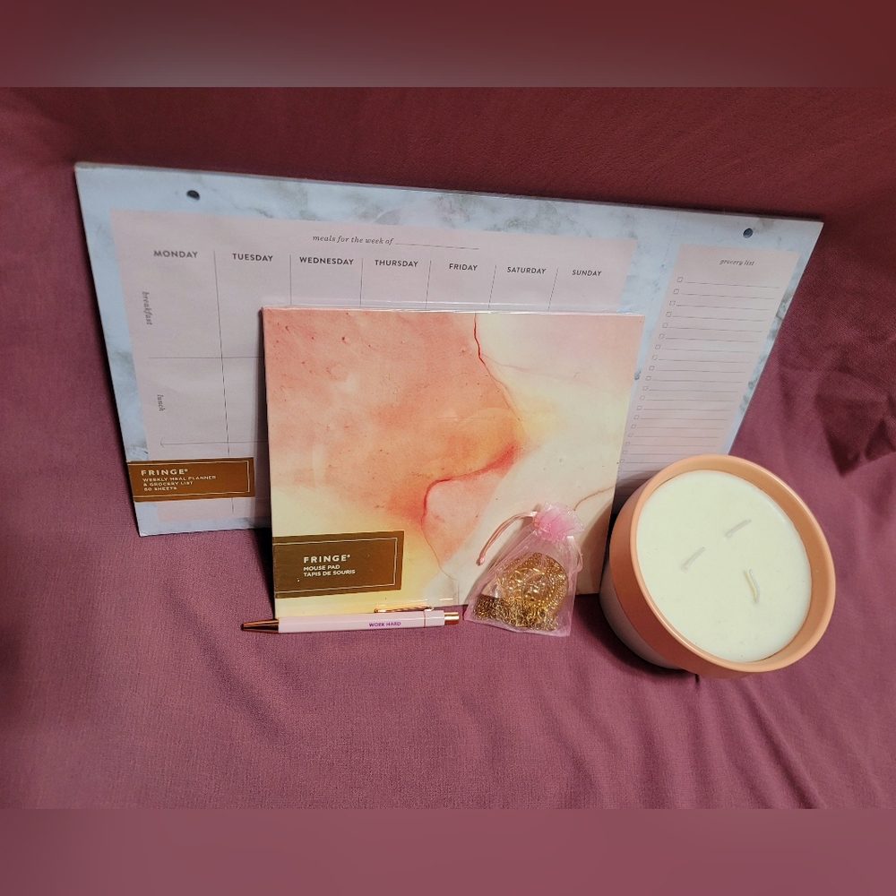 Pink Office Planner Set - Picture 2 of 2